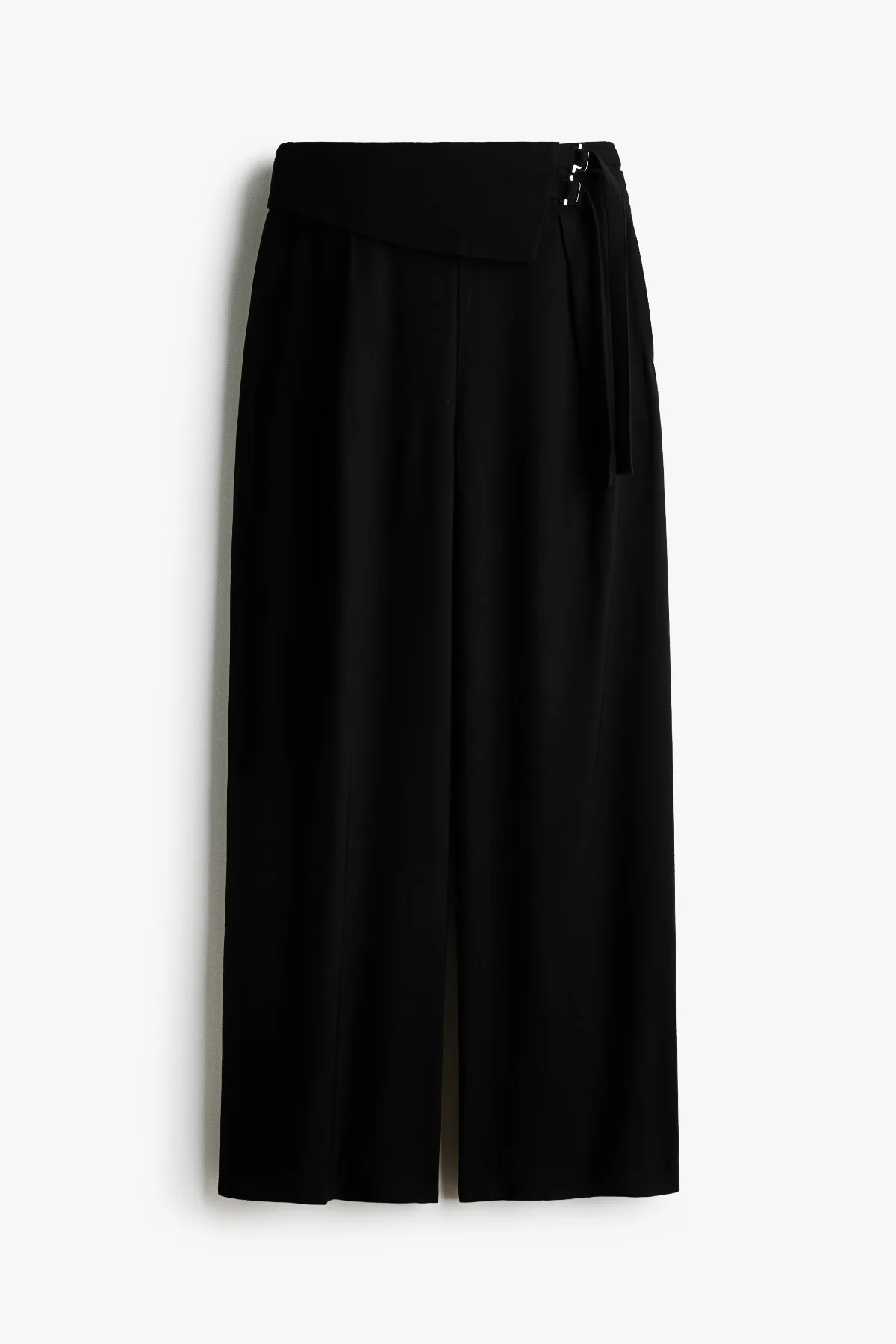 Wide-Leg Pants with Buckle Details by H&M