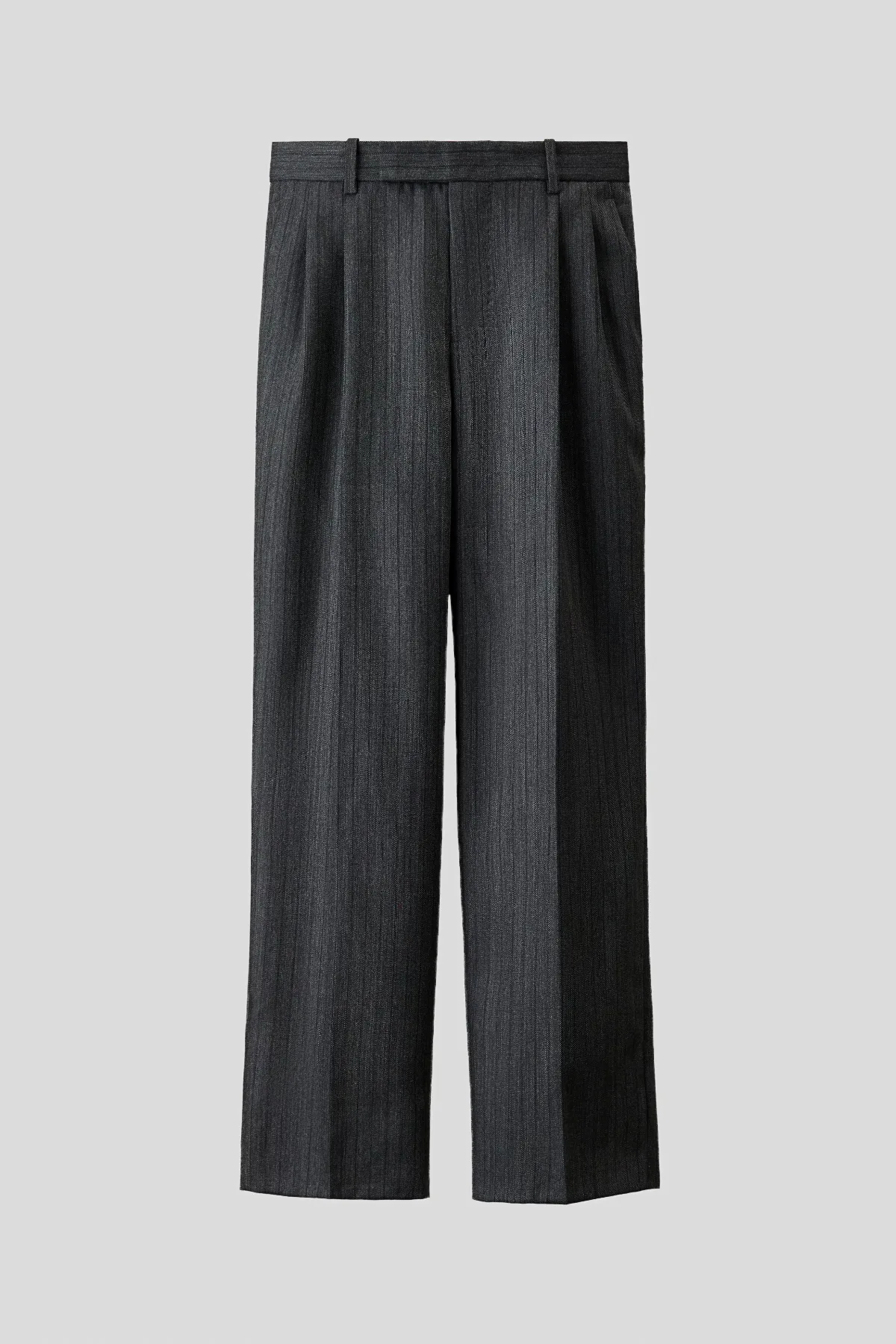 Regular-Fit Tailored Wool Pants by H&M