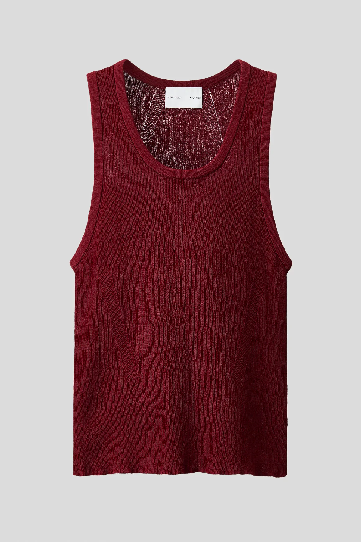 Slim-Fit Ribbed Wool-Blend Tank Top by H&M