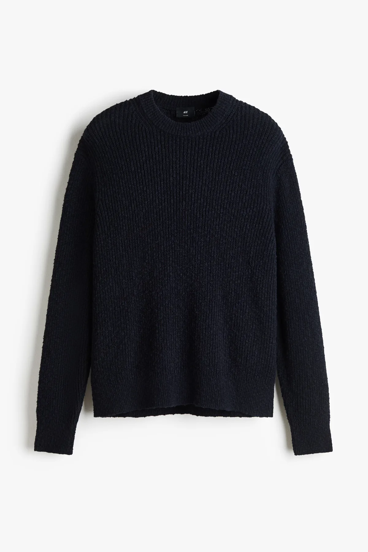 Relaxed-Fit Bouclé-Knit Cotton Sweater by H&M