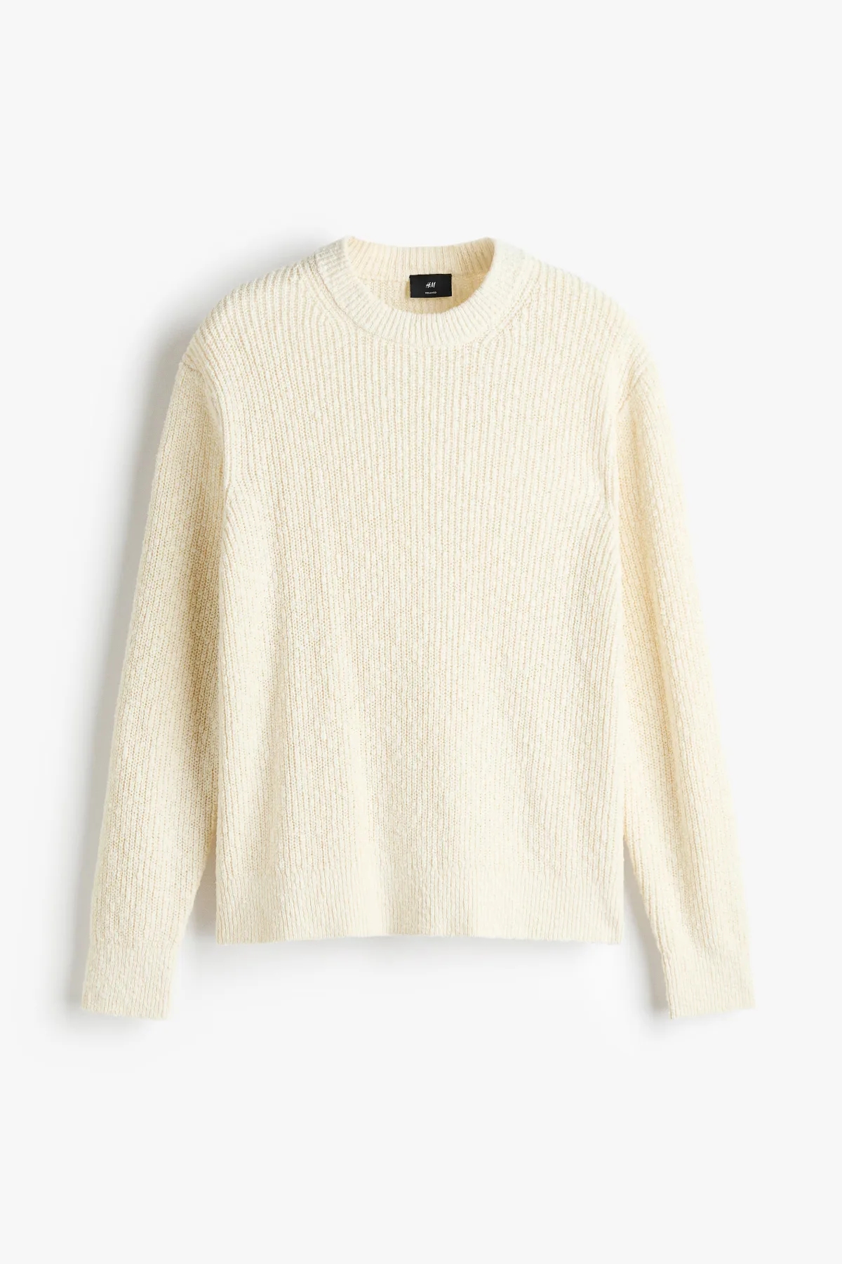 Relaxed-Fit Bouclé-Knit Cotton Sweater