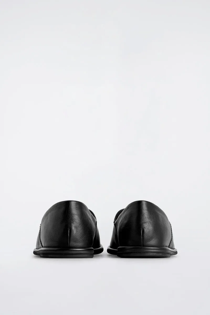 Leather Slip-On Shoes by COS