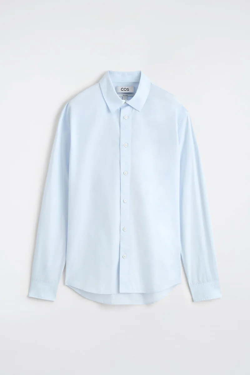 Relaxed Pima Cotton Poplin Shirt by COS