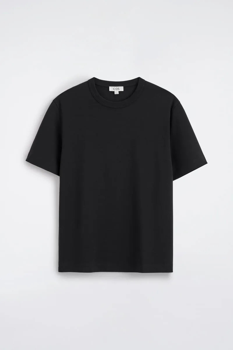Interlock Cotton Crew-Neck T-Shirt