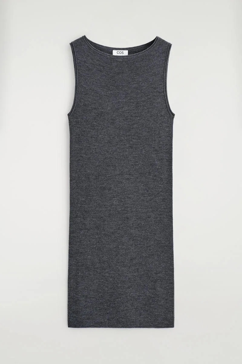 Seamless Merino Wool Mini Dress