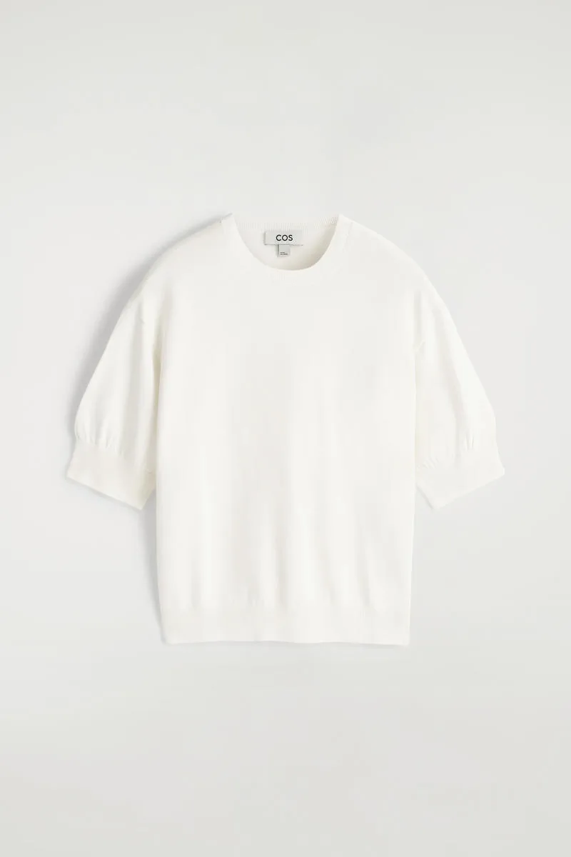 Knitted Cotton T-Shirt by COS