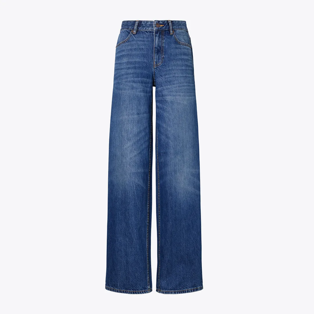 Wide Leg Jean by Tory Burch