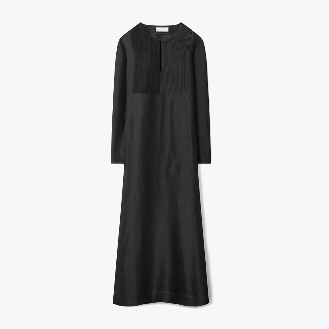 Long Linen Caftan by Tory Burch