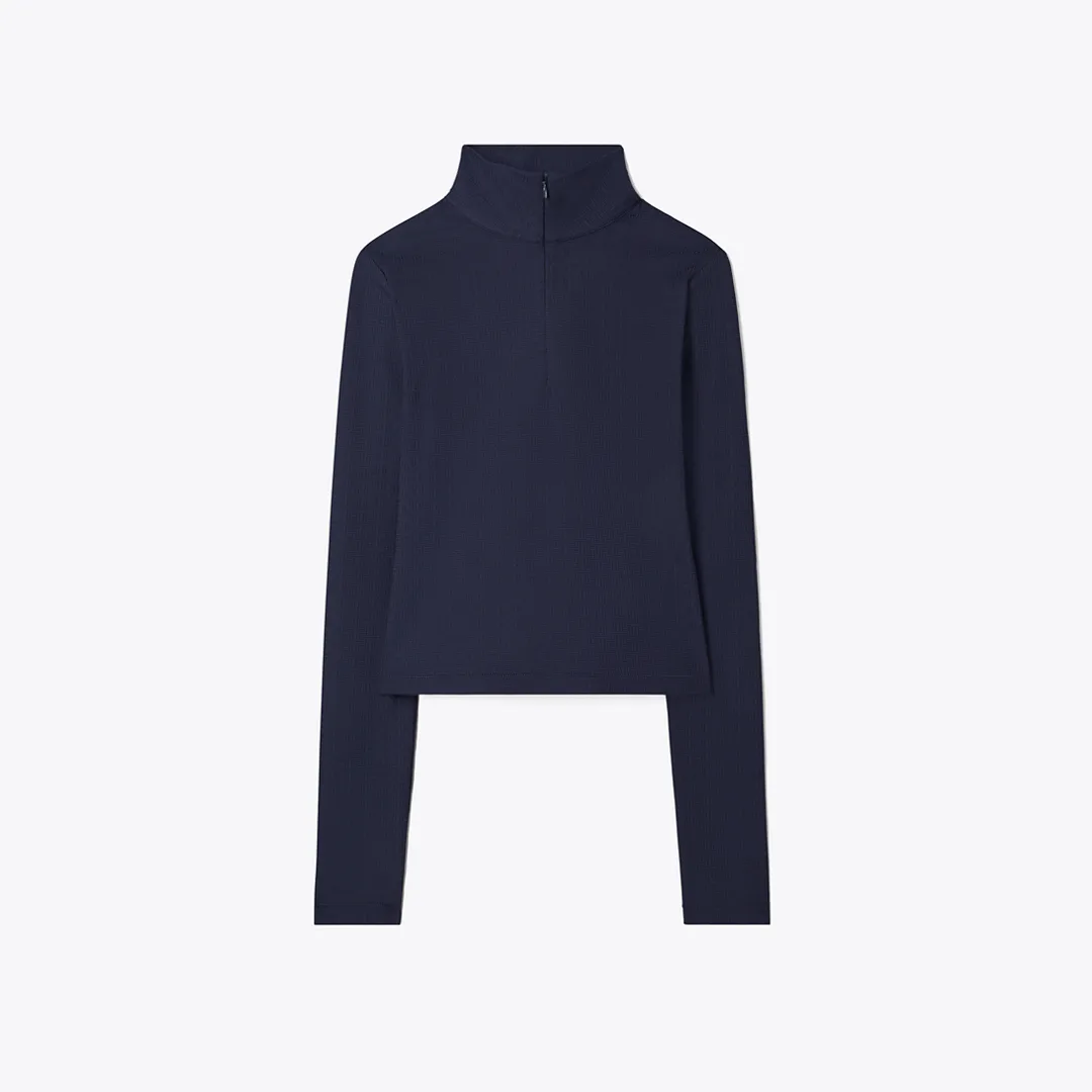 Cropped Jacquard Top by Tory Burch