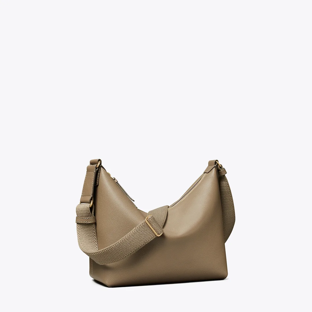 Leather Slouchy Crossbody by Tory Burch