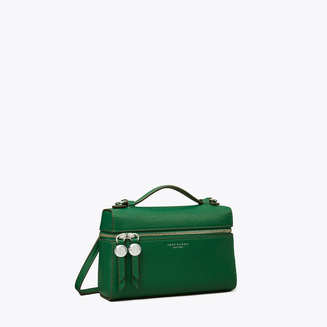 Leather Slim Top Handle Bag by Tory Burch