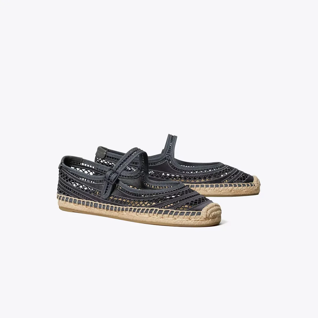 Open Weave Mary Jane Espadrille by Tory Burch