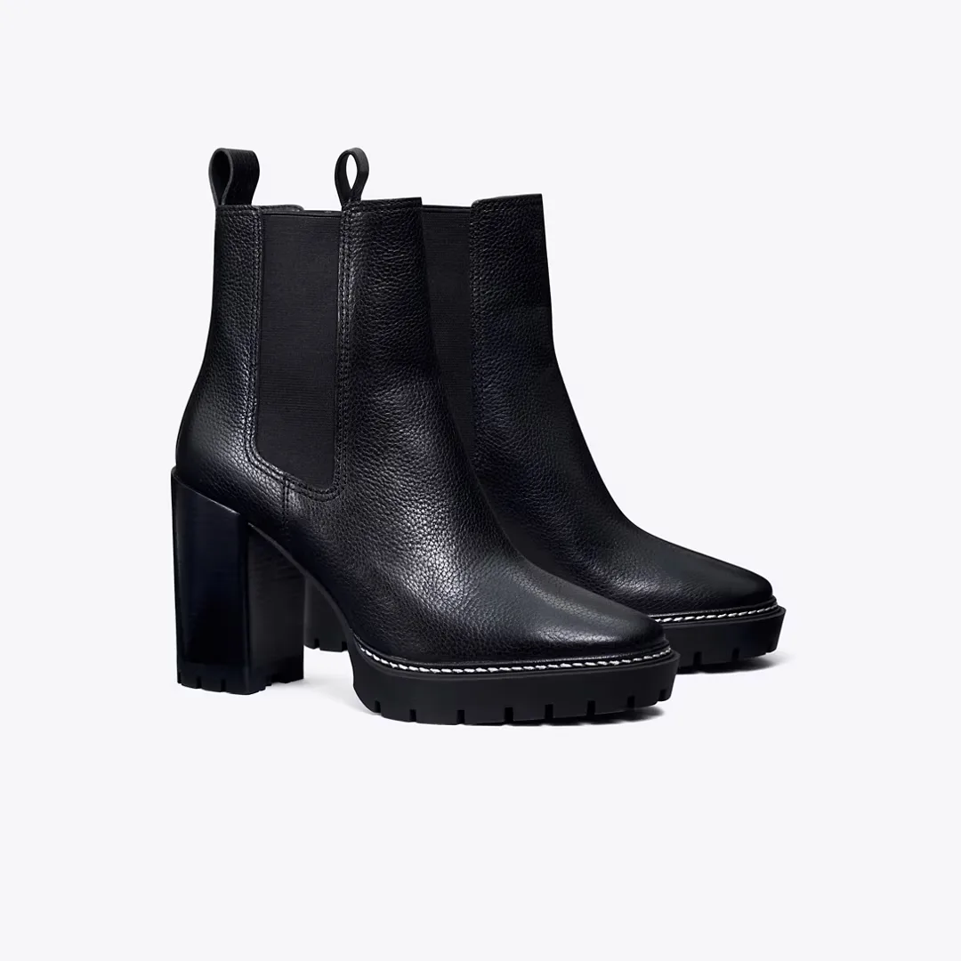 Carson Lug Sole Ankle Boot by Tory Burch