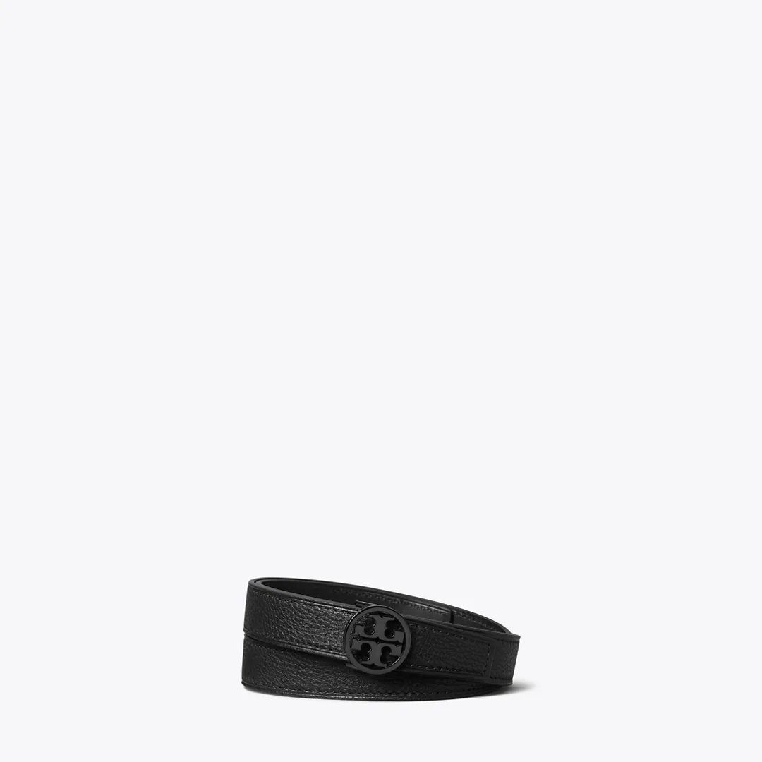1 Miller Pebbled Powder-Coated Belt by Tory Burch