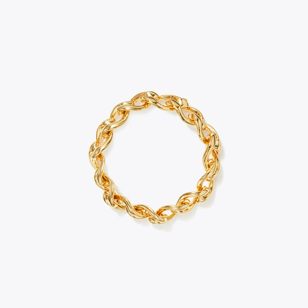Wishbone Chain Bracelet by Tory Burch