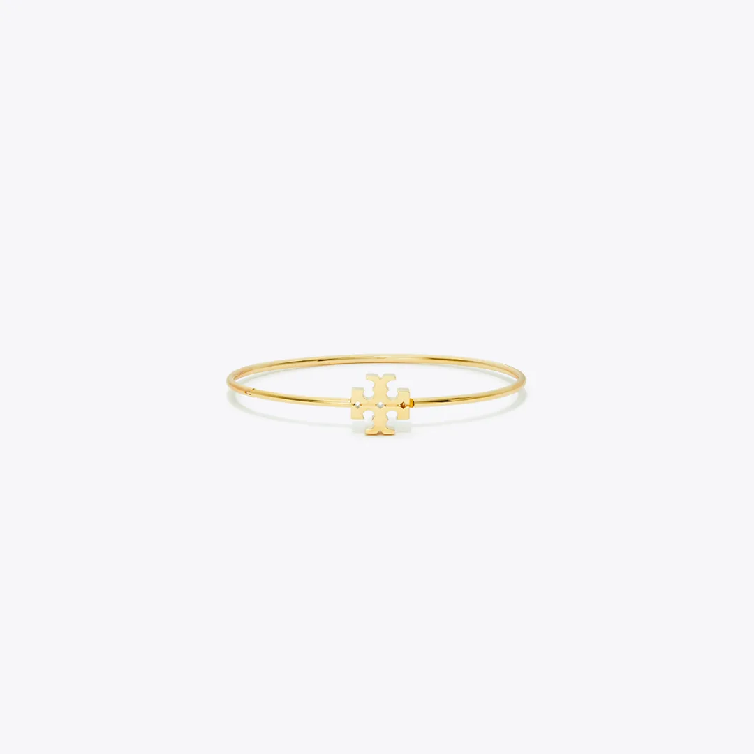 Icon Hinged Cuff by Tory Burch