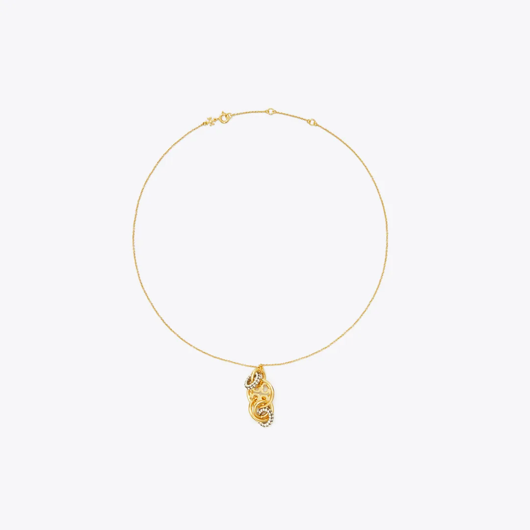 Miller Pav Interlocking Pendant by Tory Burch