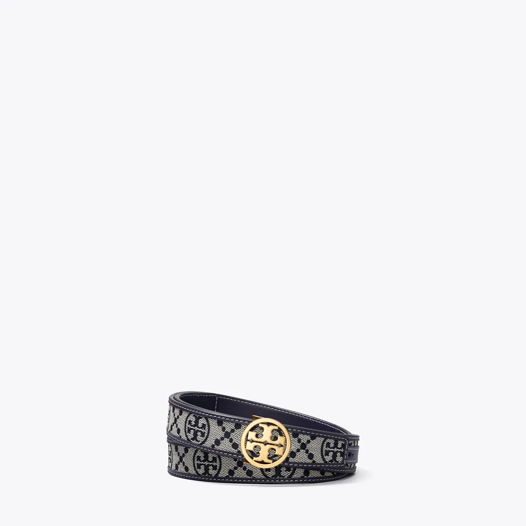 1 T Monogram Miller Belt by Tory Burch
