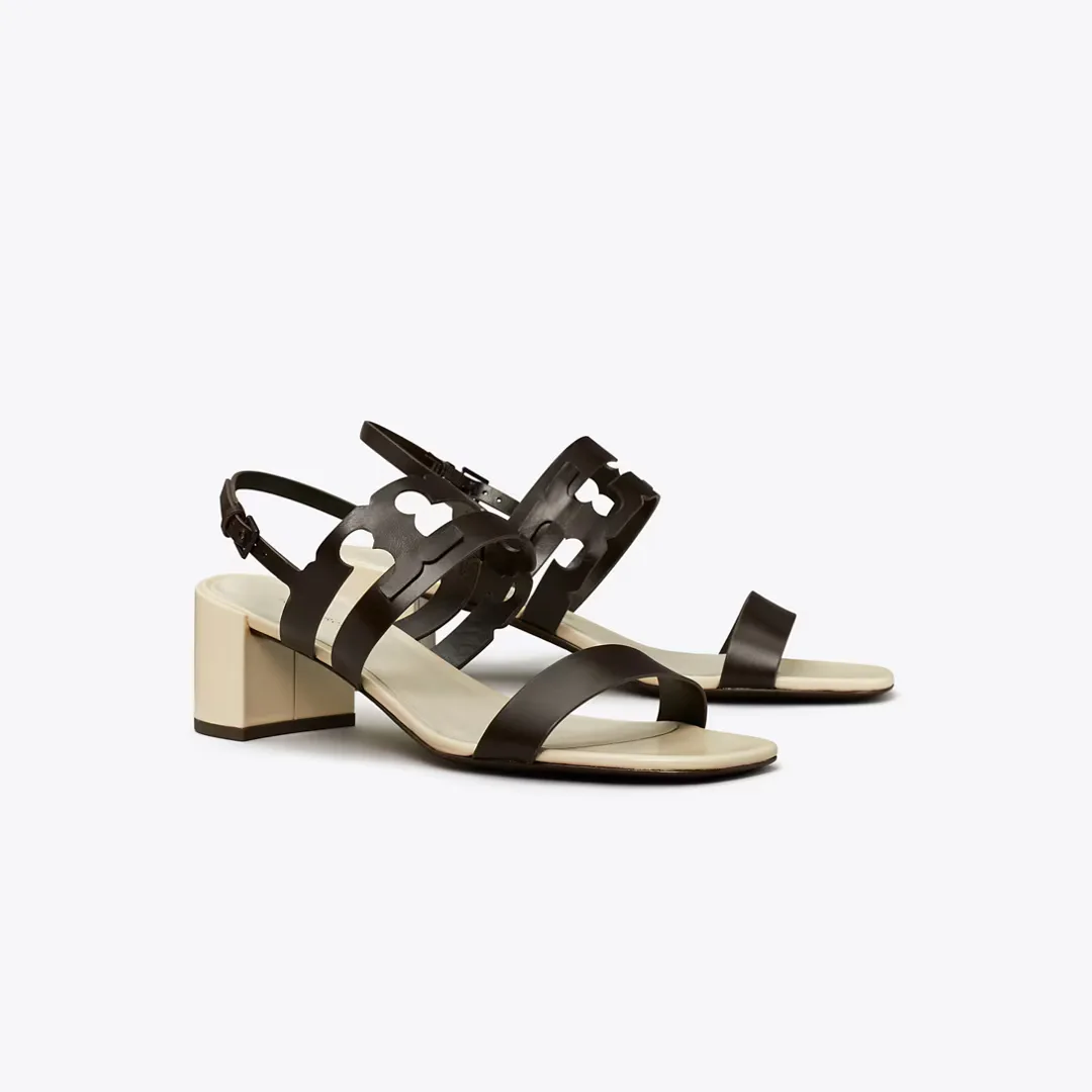 Ines Heeled Sandal by Tory Burch