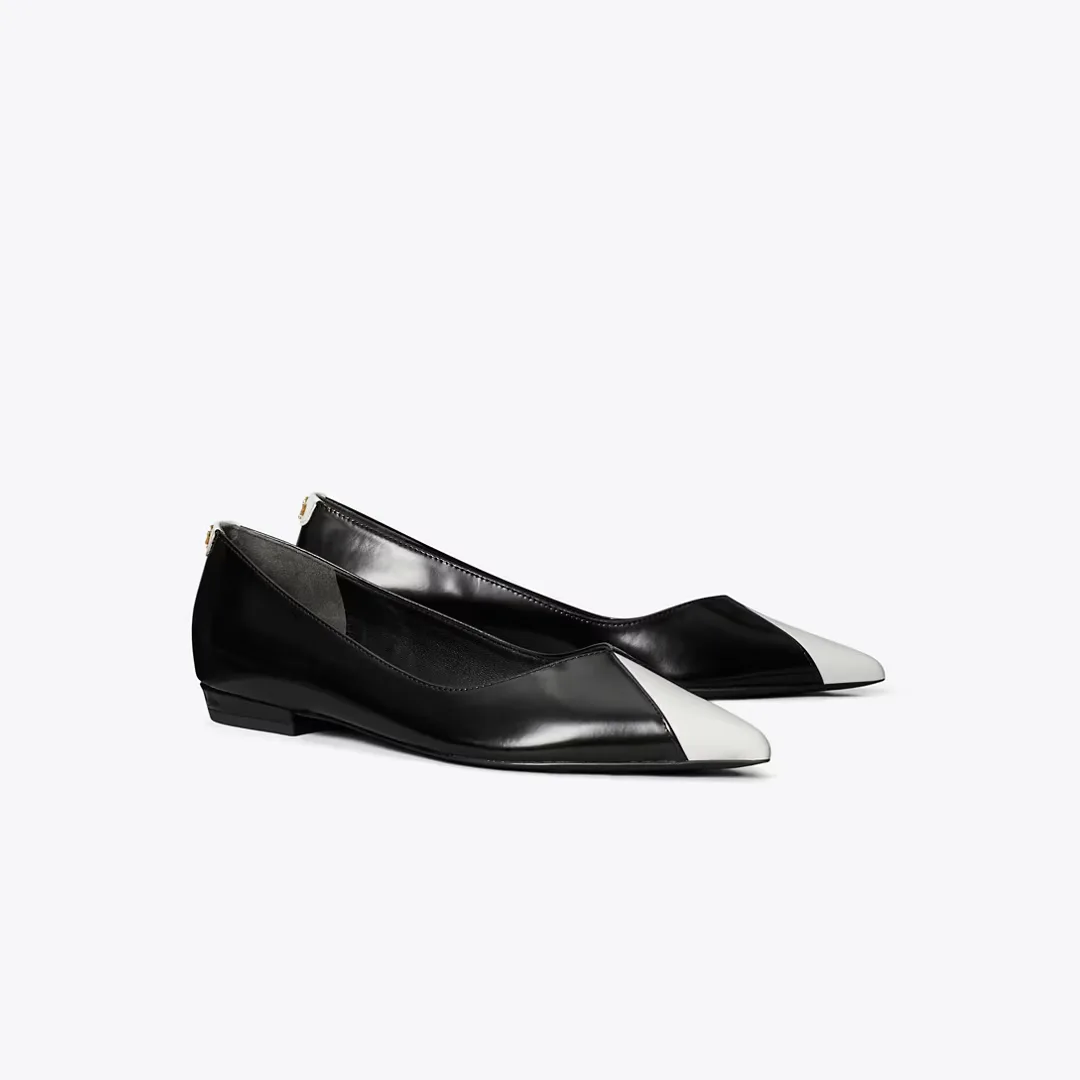 Triangle Pointed Flat by Tory Burch