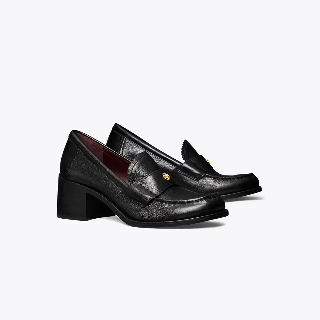 Classic Heeled Loafer by Tory Burch