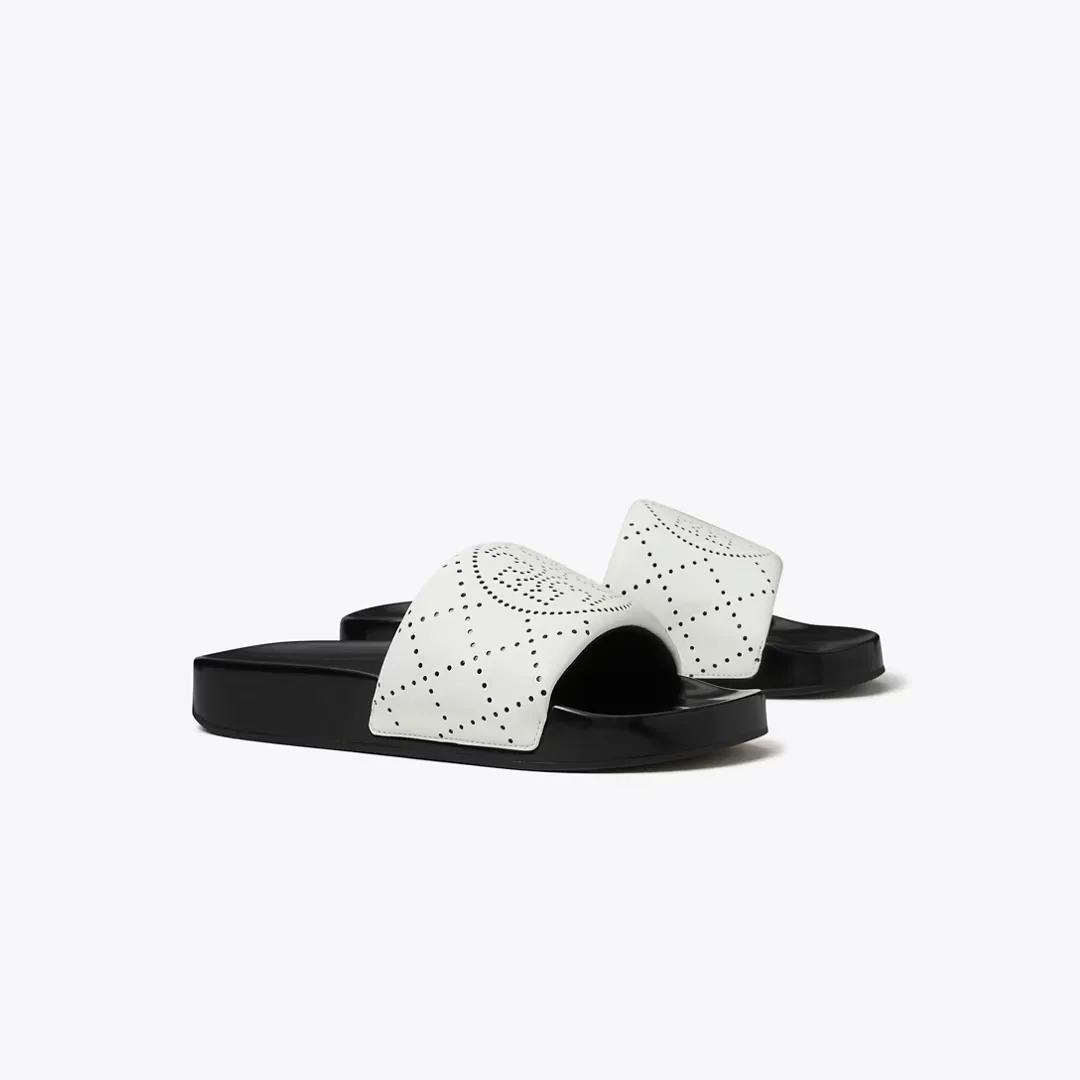 Double T Pool Slide by Tory Burch