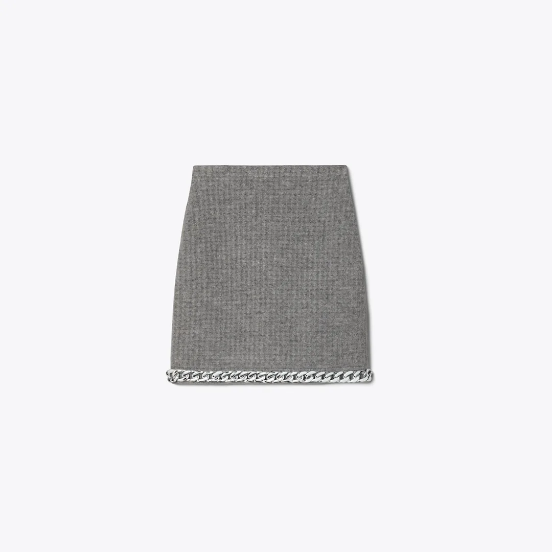 Chain Mini Skirt by Tory Burch