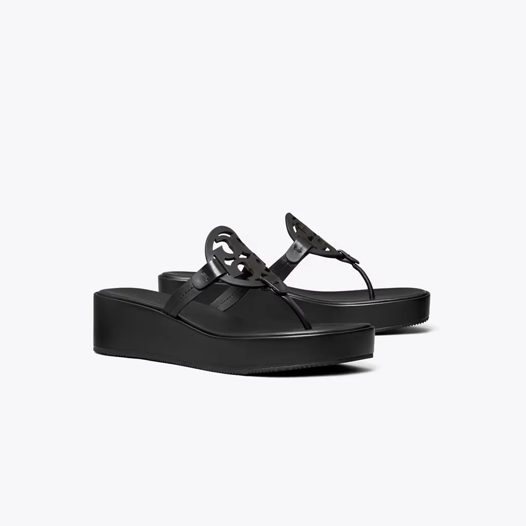 Miller Wedge Sandal by Tory Burch