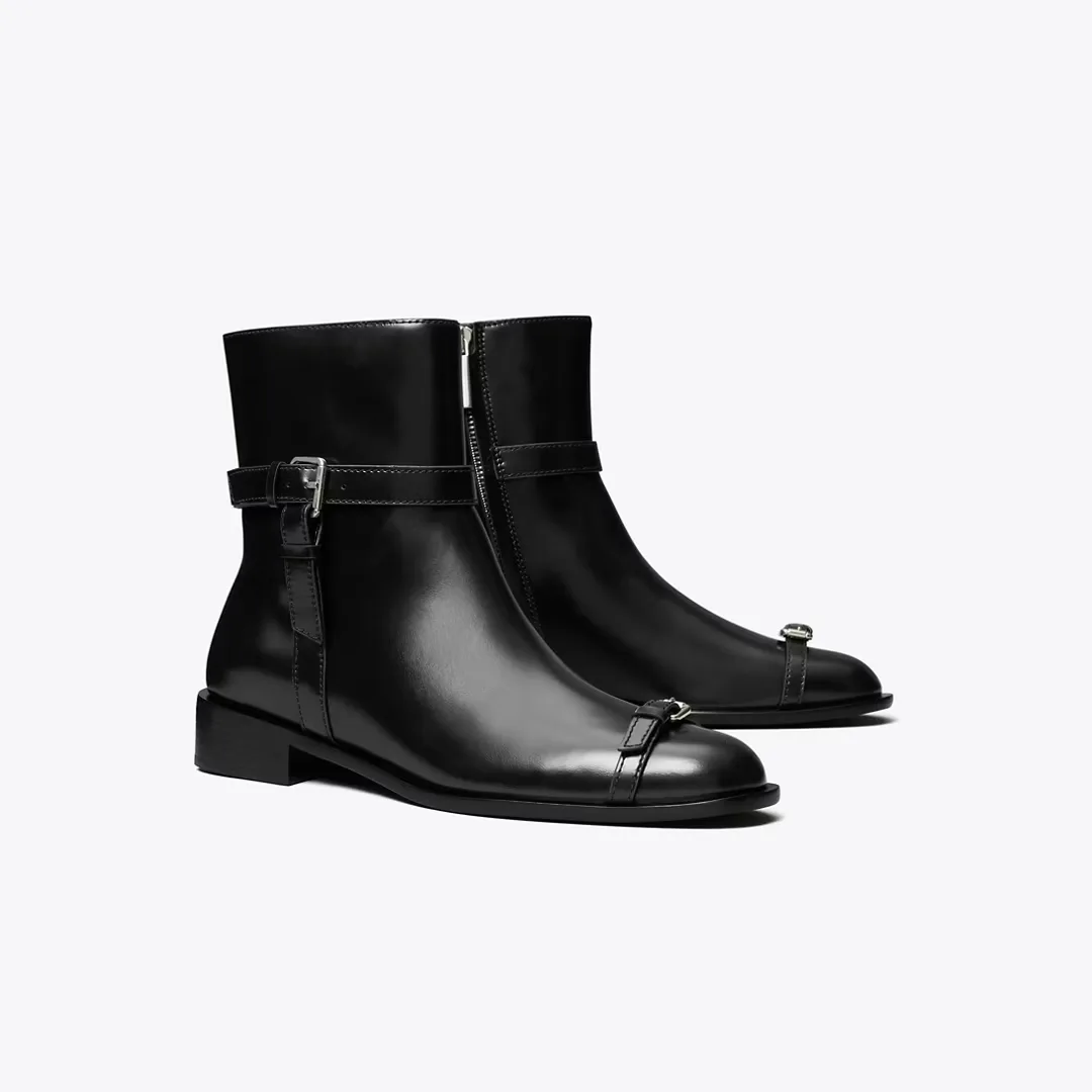 Multi-Buckle Ankle Boot