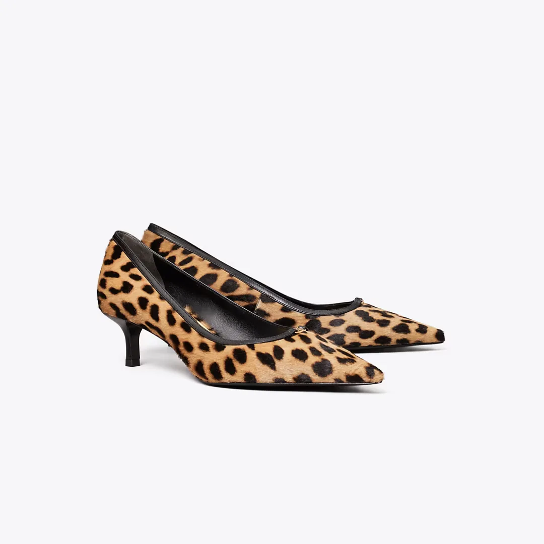 Double T Buckle Low-Heeled Pump by Tory Burch