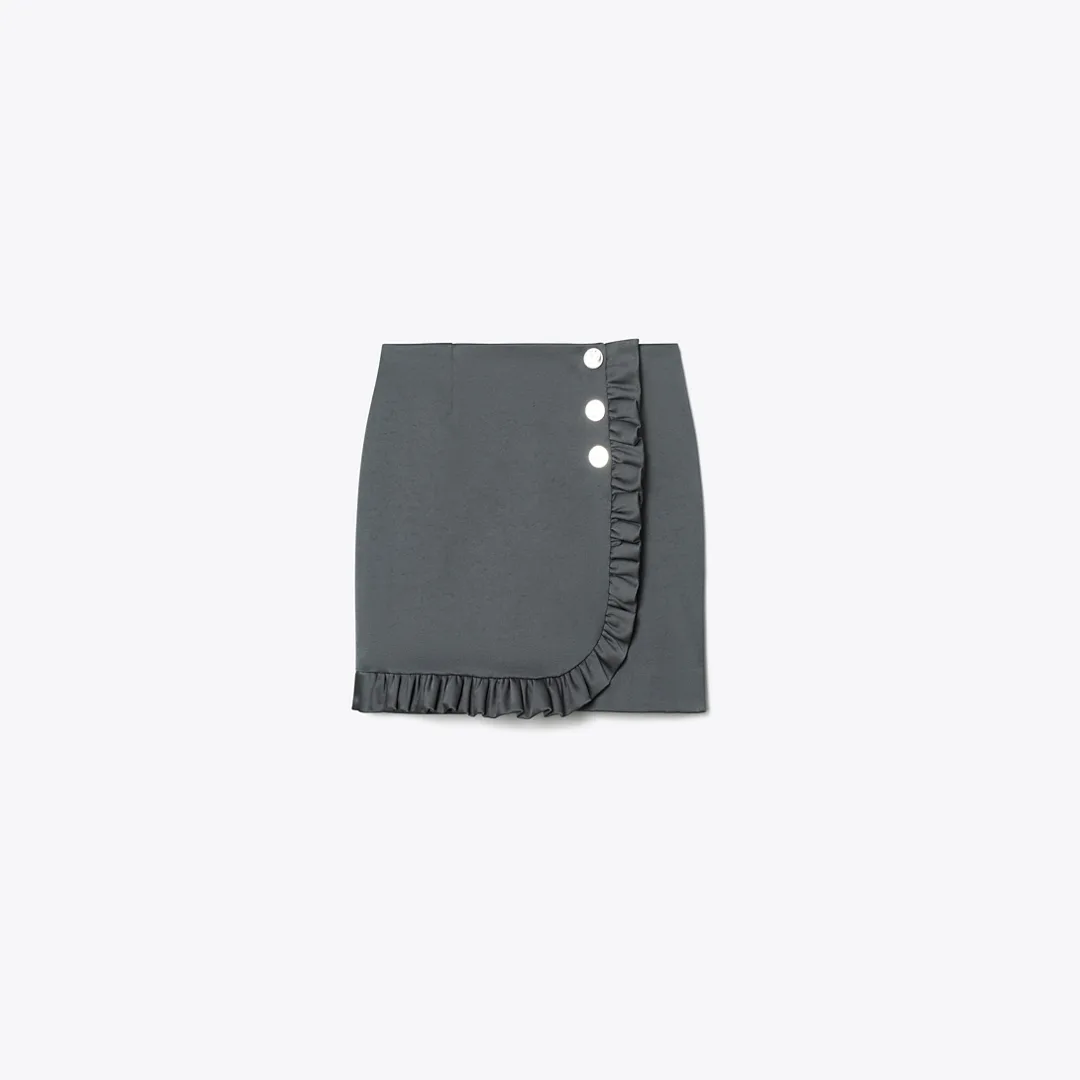 Nylon Ruffle Skirt by Tory Burch