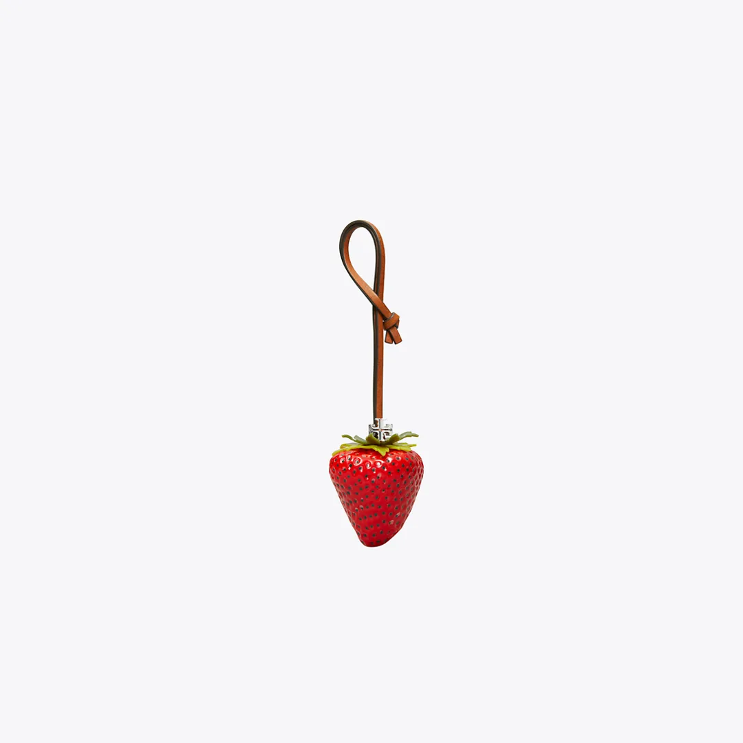 Strawberry Bag Charm by Tory Burch