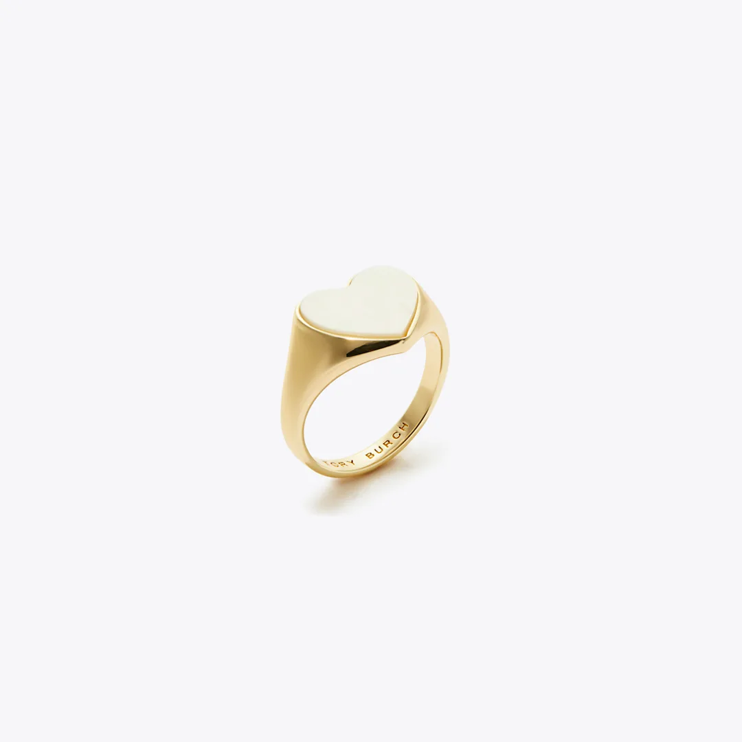 Heart Signet Ring by Tory Burch