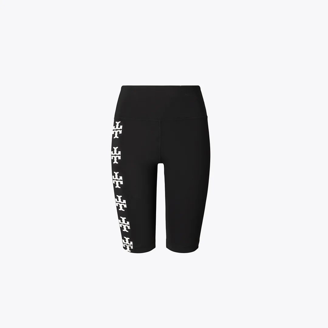 Compression Logo Bike Short by Tory Burch