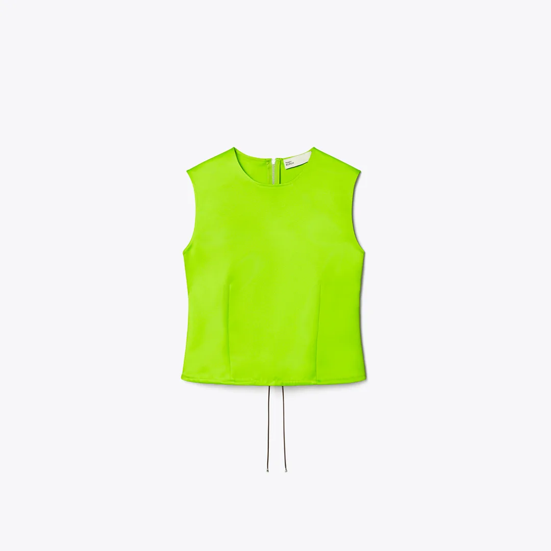 Satin Shell Top by Tory Burch