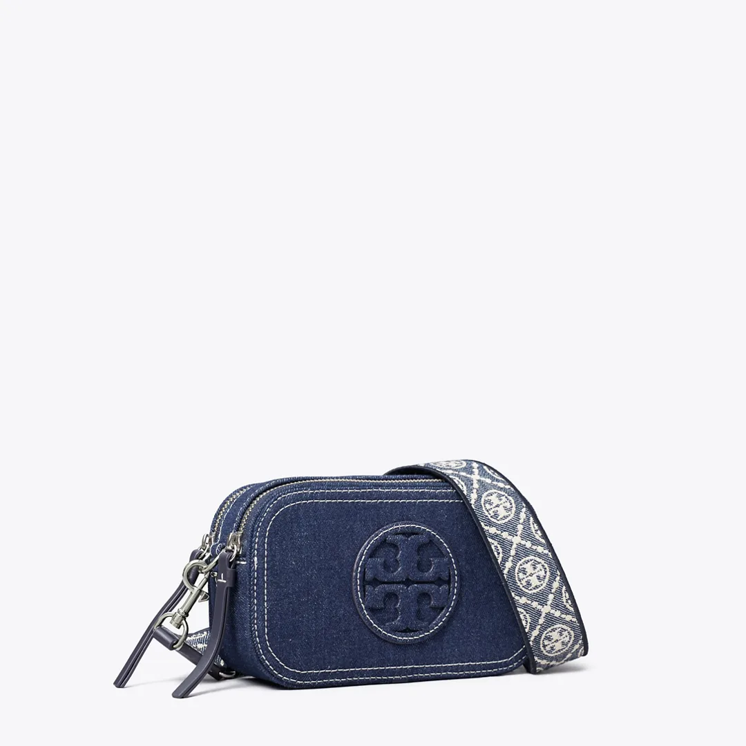 Mini Miller Denim Crossbody Bag by Tory Burch