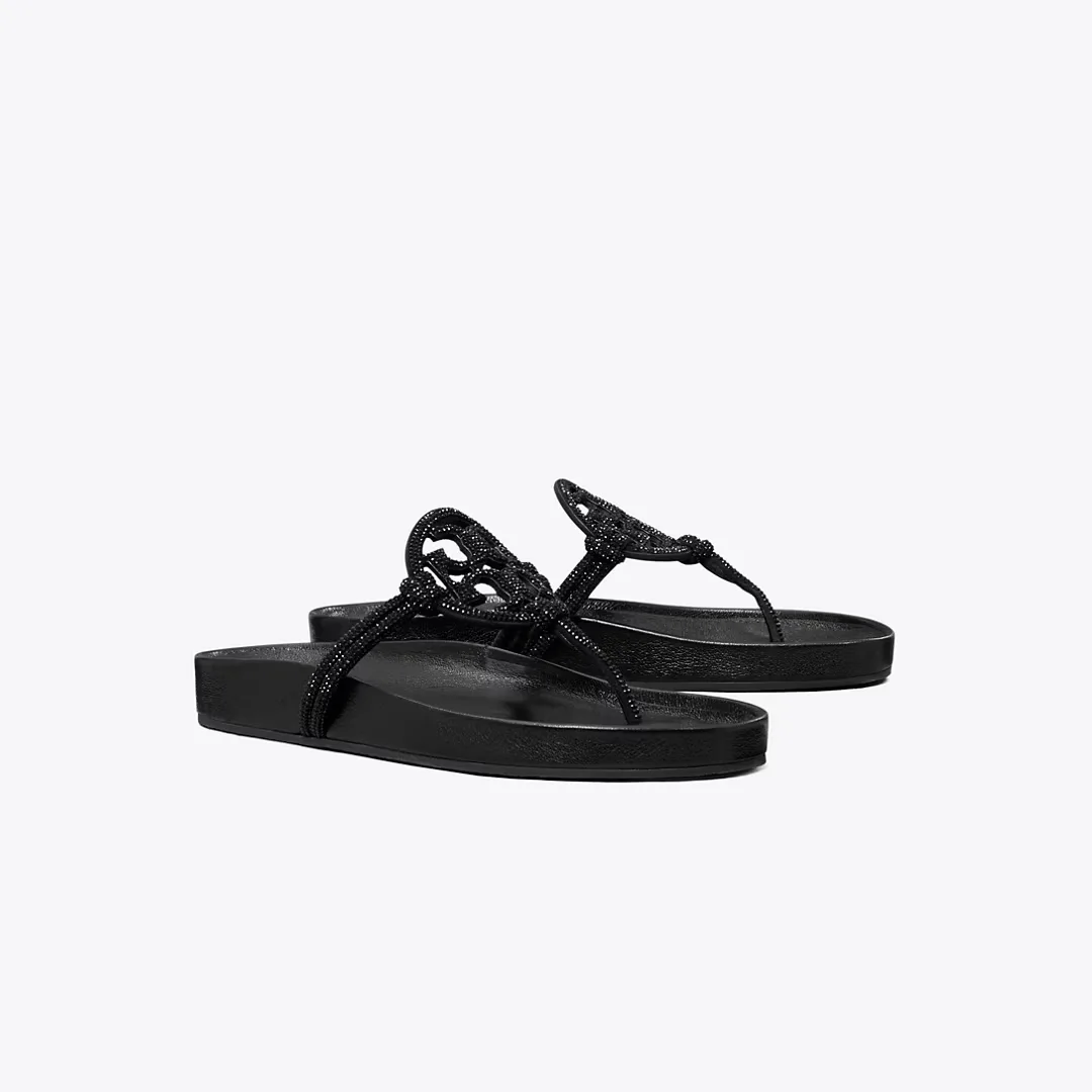 Miller Cloud Pav Knotted Sandal by Tory Burch