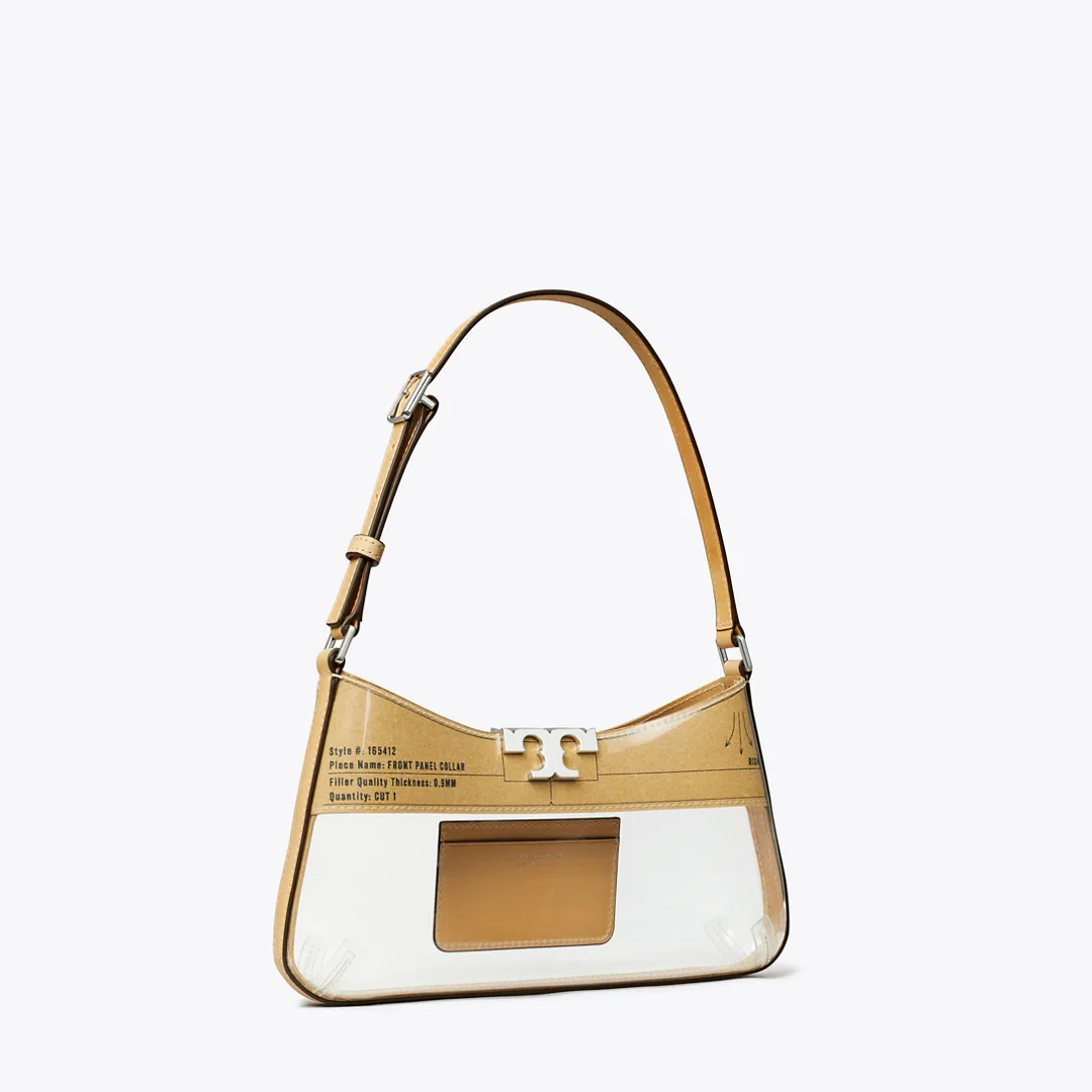 Eleanor Clear Slim Shoulder Bag by Tory Burch