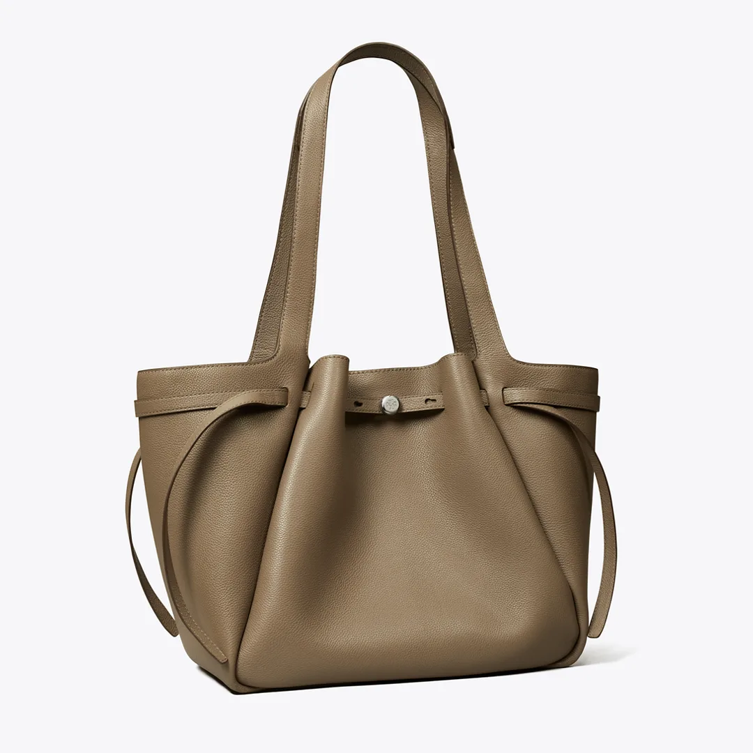 Leather Tote by Tory Burch