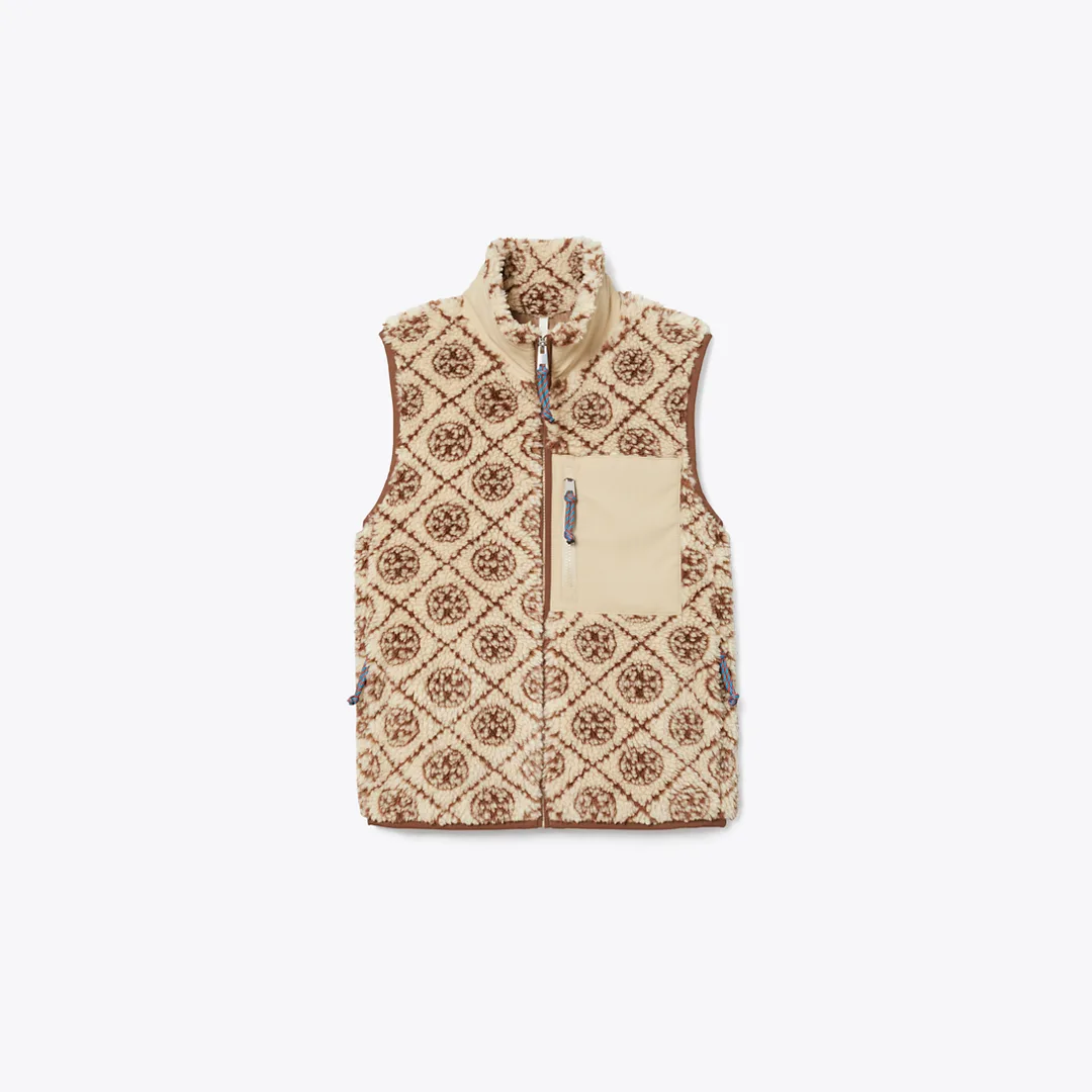 Fleece Vest by Tory Burch