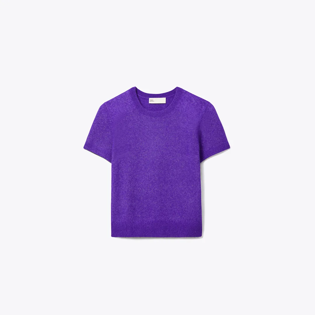 Cashmere Silk T-Shirt by Tory Burch