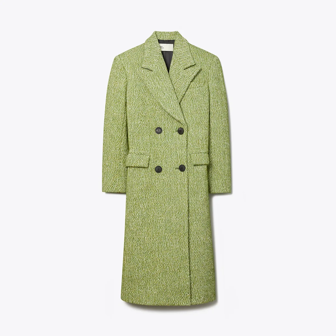 Oversized Twill Coat by Tory Burch