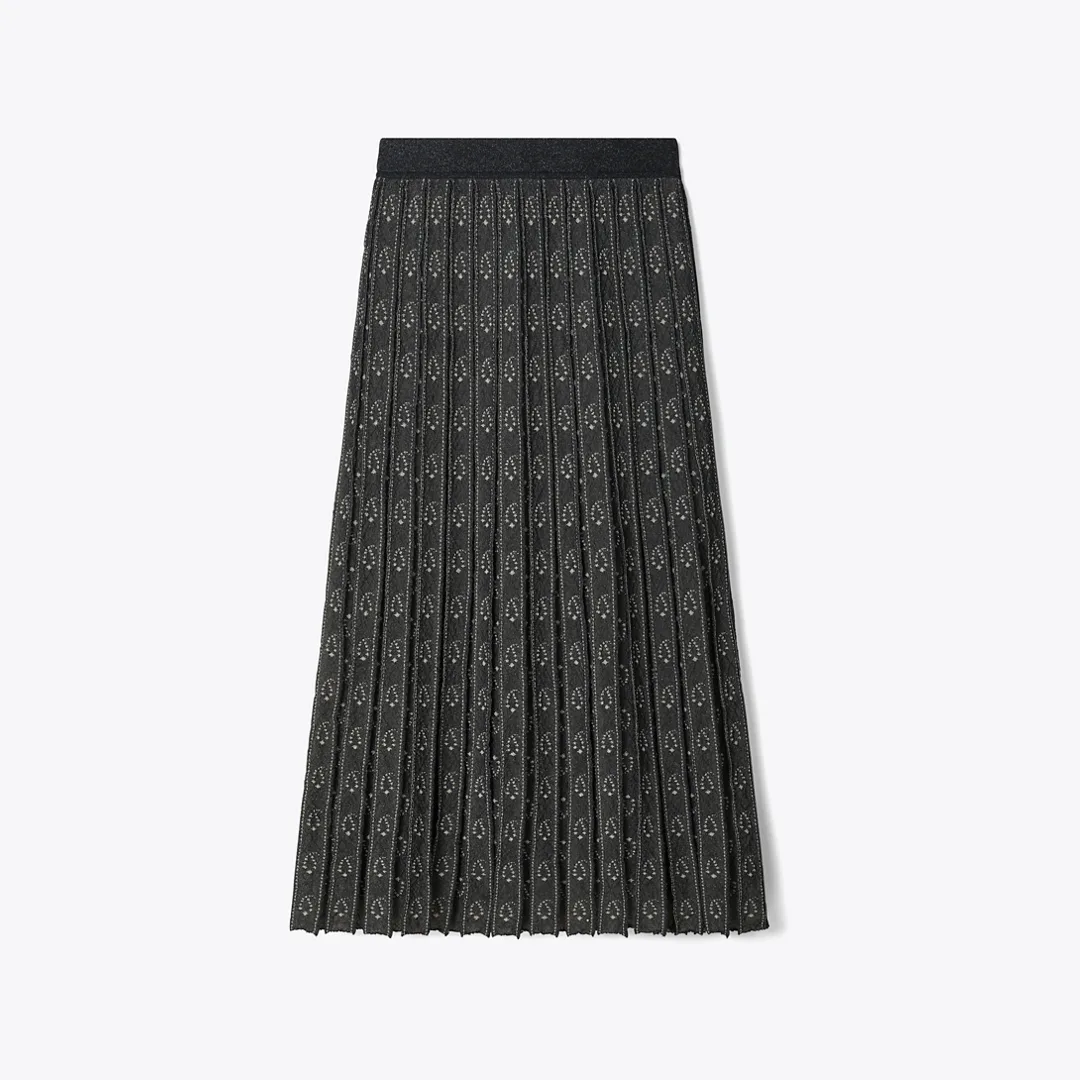 Jacquard Skirt by Tory Burch