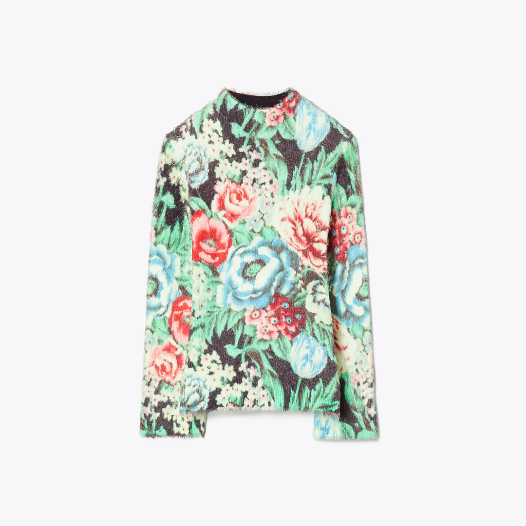 Printed Sweater by Tory Burch