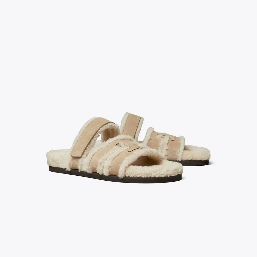 Ines Shearling Sport Slide