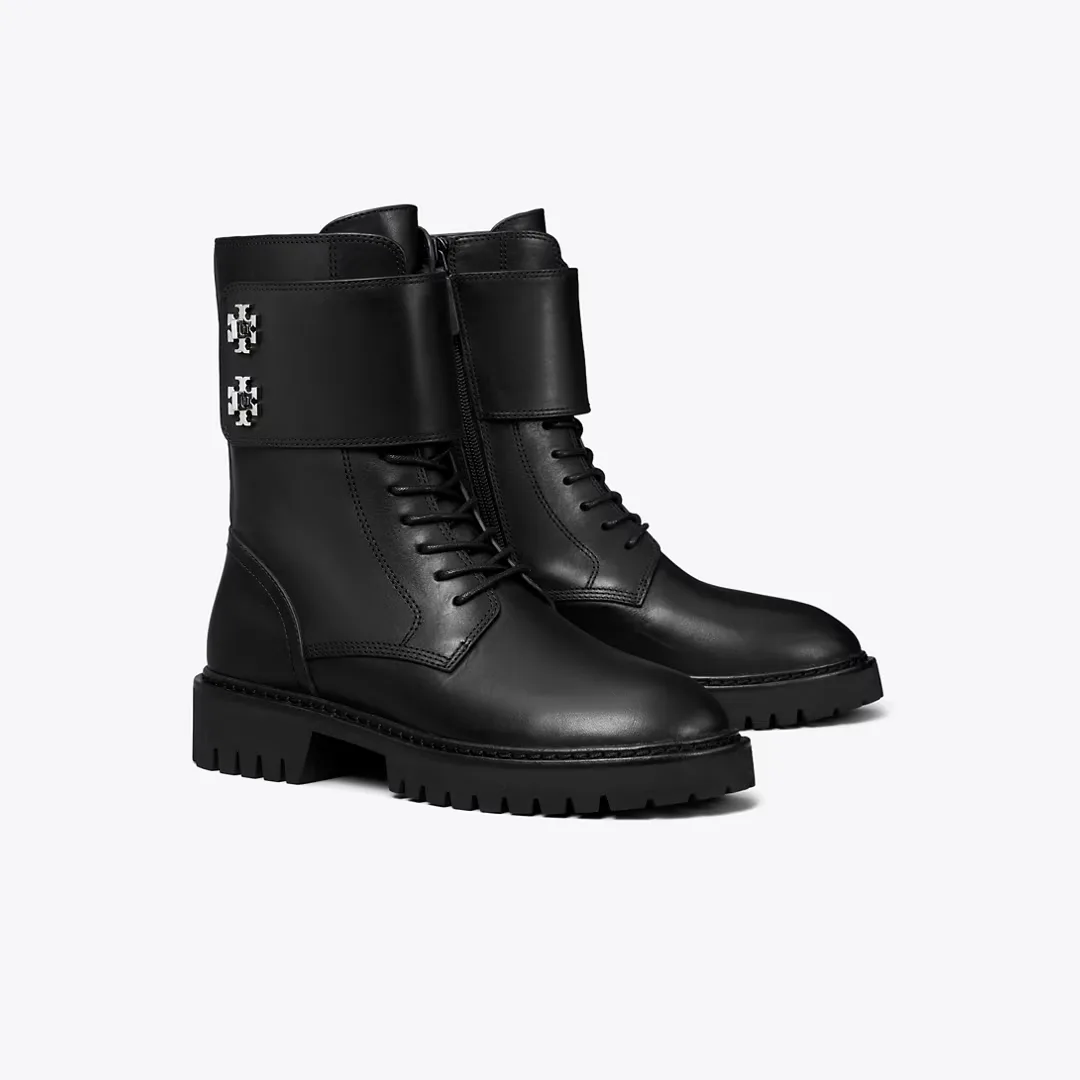 Turnlock Lug Boot by Tory Burch
