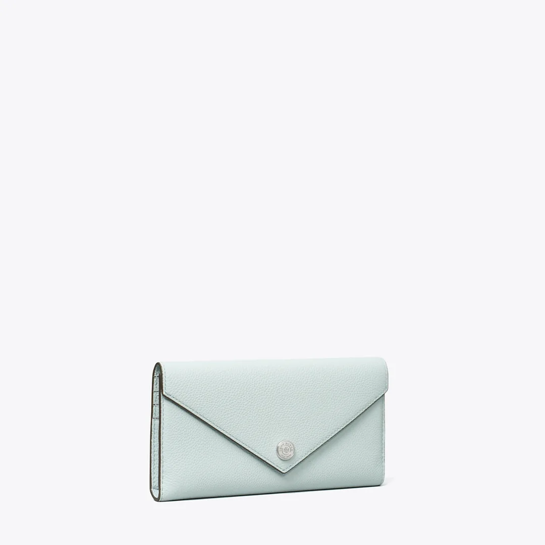 Pebbled Envelope Wallet by Tory Burch