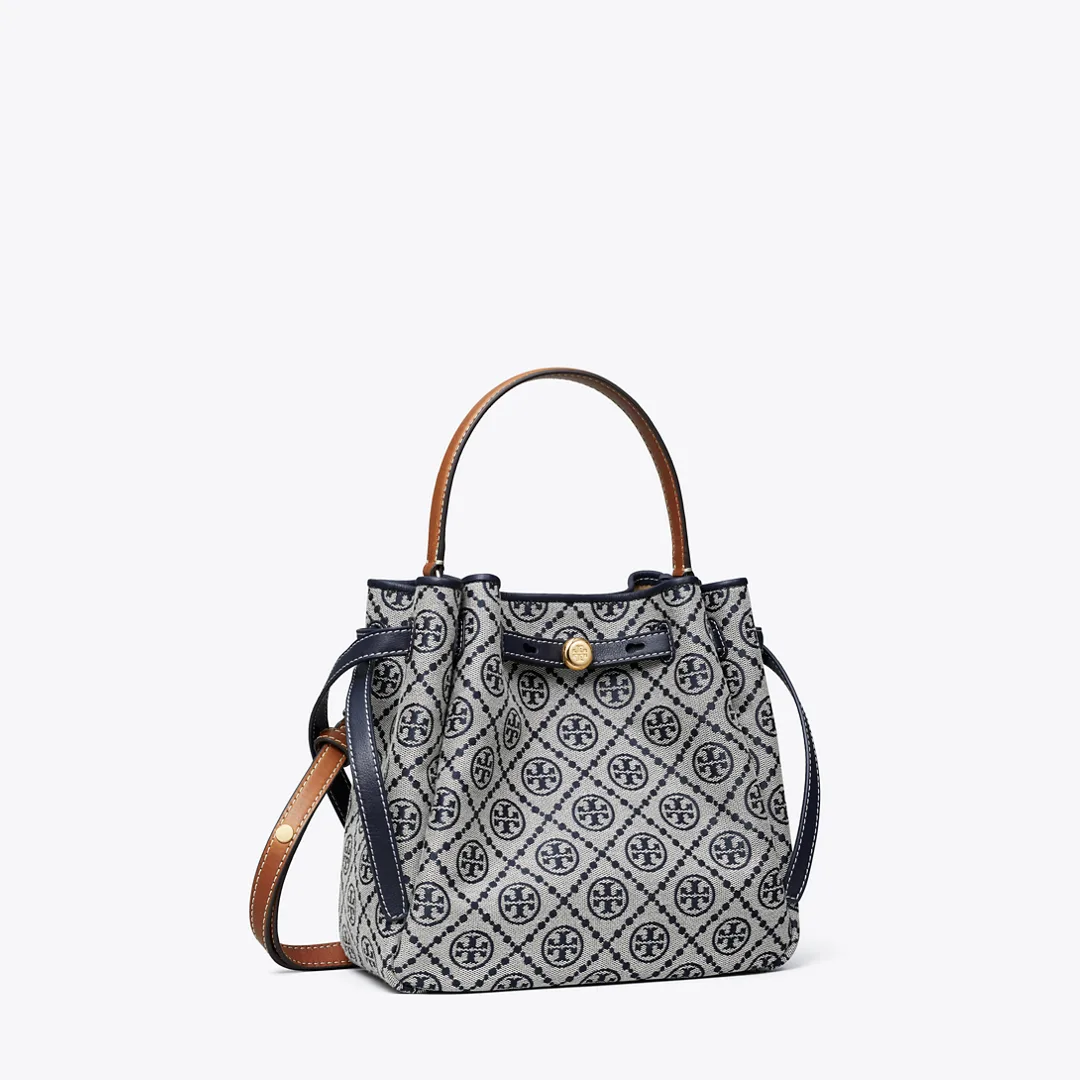 T Monogram Romy Bucket Bag by Tory Burch