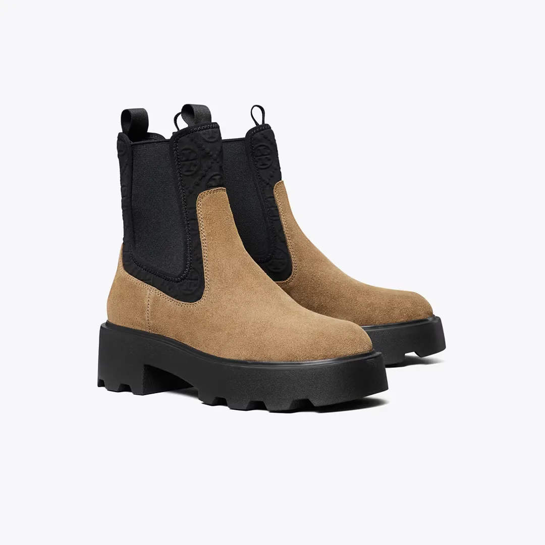 T Monogram Chelsea Lug Boot by Tory Burch