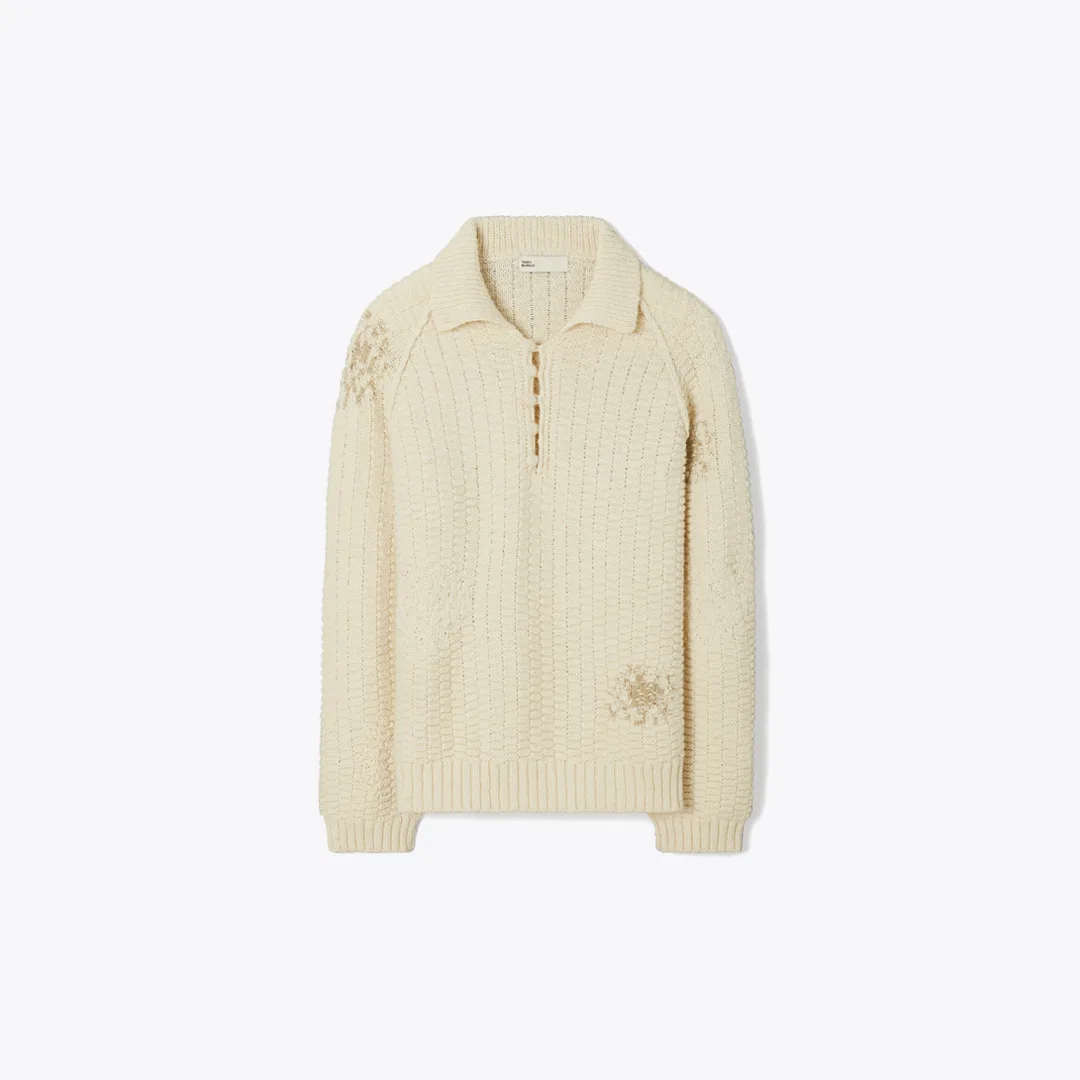Wool and Alpaca Sweater by Tory Burch